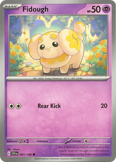 Image for Fidough (097/198) (SV01: Scarlet & Violet Base Set) (SVI) - Pokemon