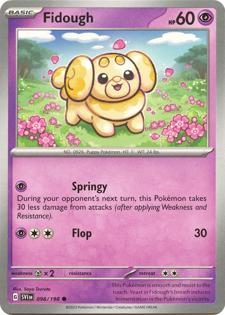 Image for Fidough (098/198) (SV01: Scarlet & Violet Base Set) (SVI) - Pokemon