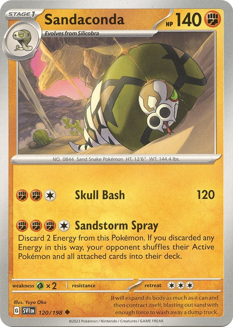 Image for Sandaconda (120/198) (SV01: Scarlet & Violet Base Set) (SVI) - Pokemon