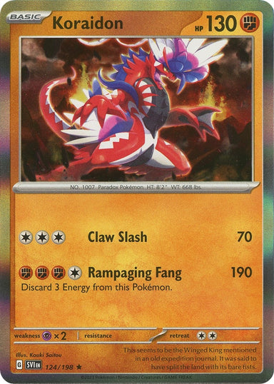 Image for Koraidon (124/198) (SV01: Scarlet & Violet Base Set) (SVI) - Pokemon