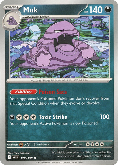 Image for Muk (127/198) (SV01: Scarlet & Violet Base Set) (SVI) - Pokemon