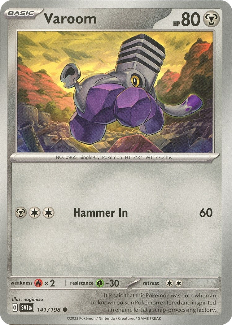 Image for Varoom (141/198) (SV01: Scarlet & Violet Base Set) (SVI) - Pokemon