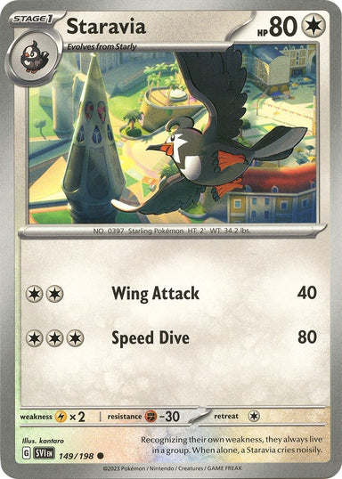 Image for Staravia (149/198) (SV01: Scarlet & Violet Base Set) (SVI) - Pokemon