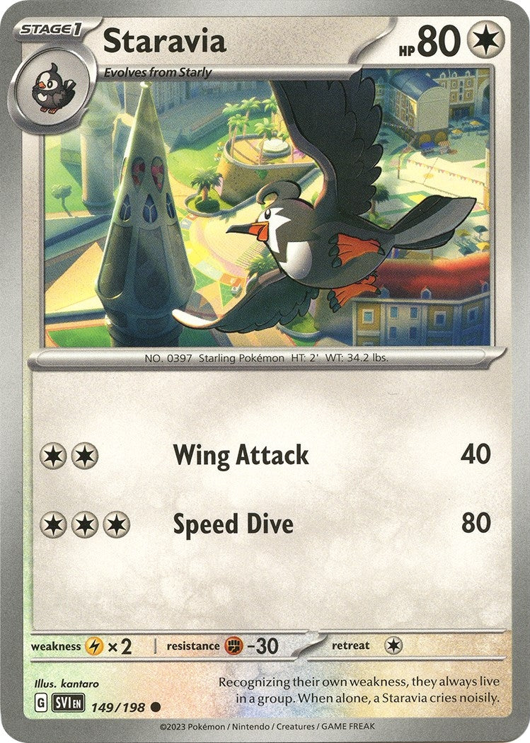 Image for Staravia (149/198) (SV01: Scarlet & Violet Base Set) (SVI) - Pokemon