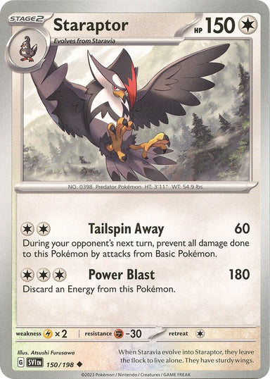 Image for Staraptor (150/198) (SV01: Scarlet & Violet Base Set) (SVI) - Pokemon