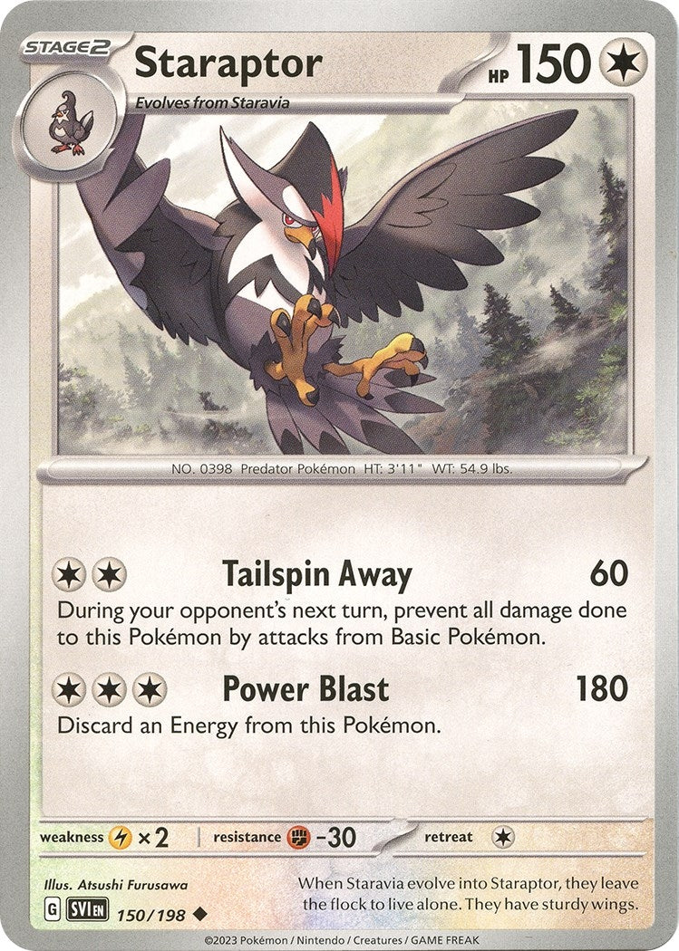Image for Staraptor (150/198) (SV01: Scarlet & Violet Base Set) (SVI) - Pokemon