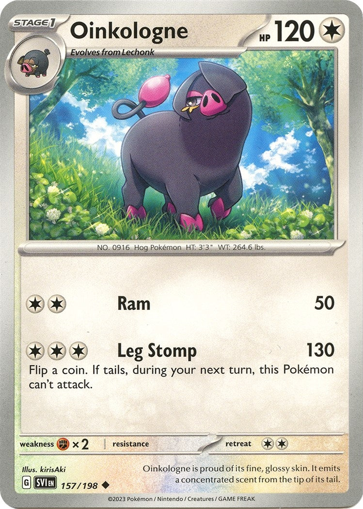 Image for Oinkologne (157/198) (SV01: Scarlet & Violet Base Set) (SVI) - Pokemon