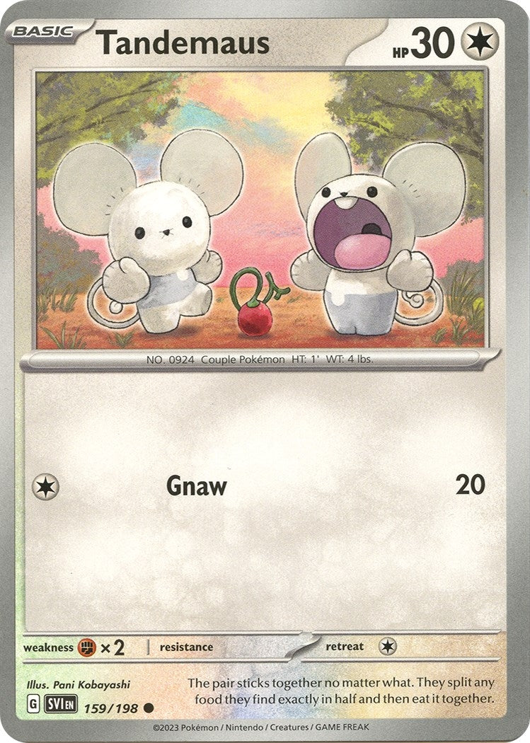Image for Tandemaus (159/198) (SV01: Scarlet & Violet Base Set) (SVI) - Pokemon