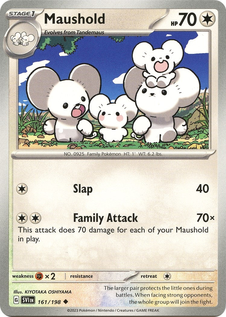 Image for Maushold (161/198) (SV01: Scarlet & Violet Base Set) (SVI) - Pokemon