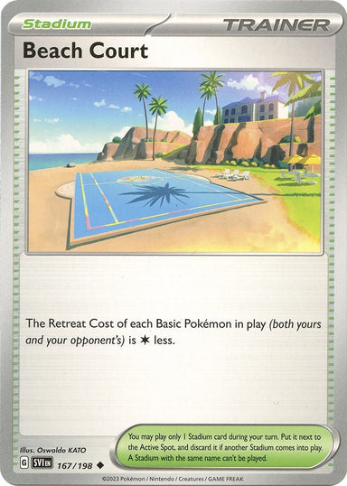 Image for Beach Court (167/198) (SV01: Scarlet & Violet Base Set) (SVI) - Pokemon