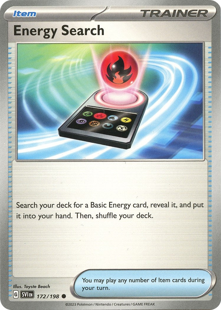 Image for Energy Search (172/198) (SV01: Scarlet & Violet Base Set) (SVI) - Pokemon