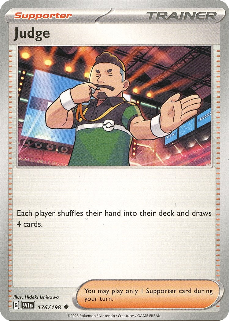 Image for Judge (176/198) (SV01: Scarlet & Violet Base Set) (SVI) - Pokemon