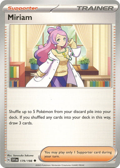 Image for Miriam (179/198) (SV01: Scarlet & Violet Base Set) (SVI) - Pokemon