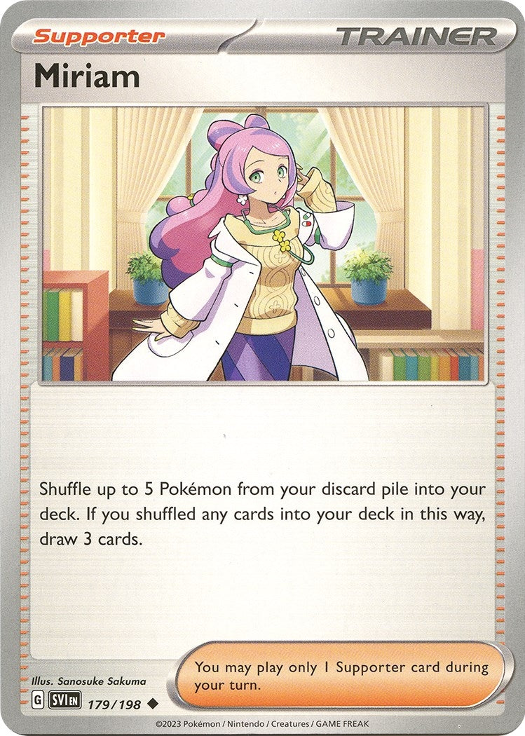 Image for Miriam (179/198) (SV01: Scarlet & Violet Base Set) (SVI) - Pokemon
