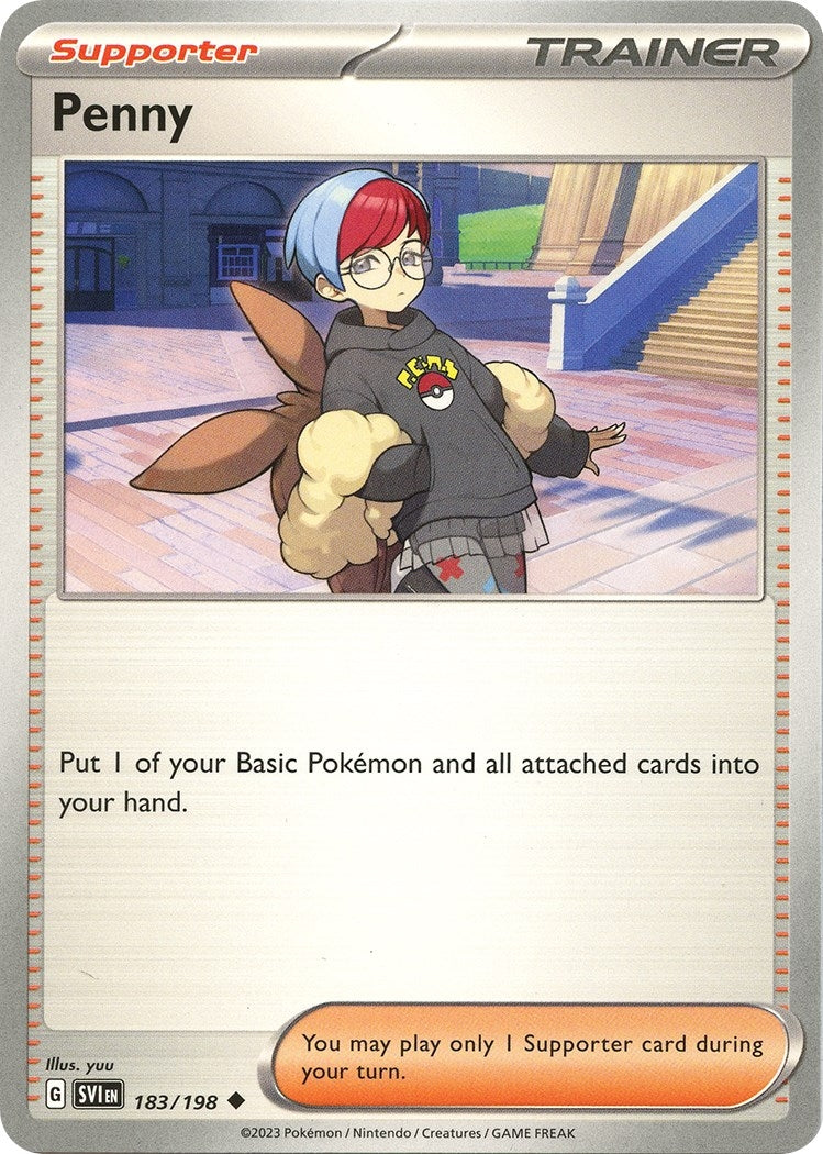 Image for Penny (183/198) (SV01: Scarlet & Violet Base Set) (SVI) - Pokemon