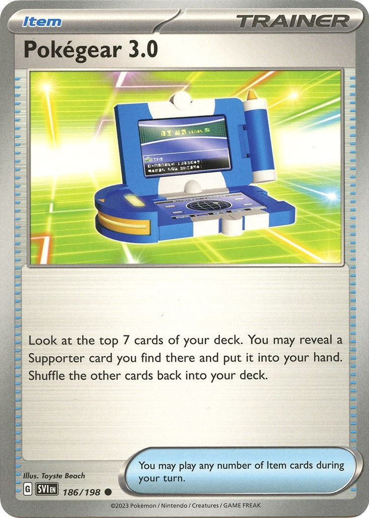 Image for Pokegear 3.0 (186/198) (SV01: Scarlet & Violet Base Set) (SVI) - Pokemon
