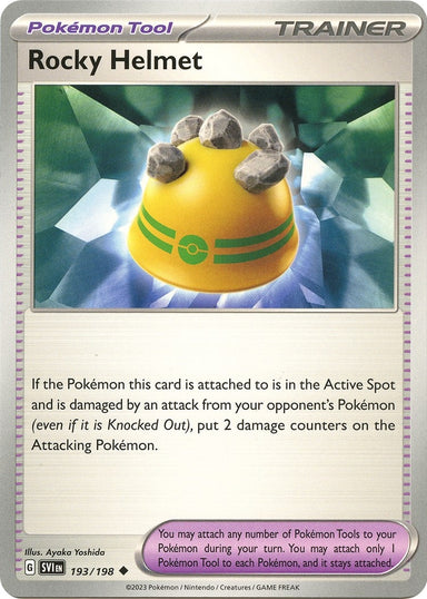Image for Rocky Helmet (193/198) (SV01: Scarlet & Violet Base Set) (SVI) - Pokemon