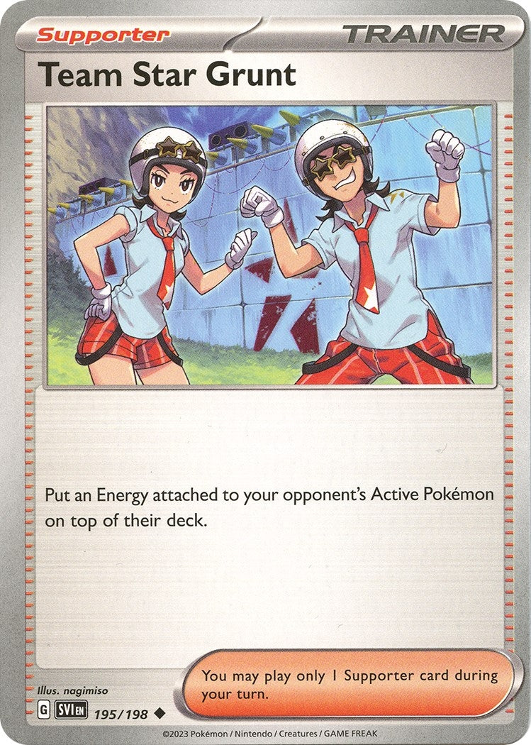 Image for Team Star Grunt (195/198) (SV01: Scarlet & Violet Base Set) (SVI) - Pokemon