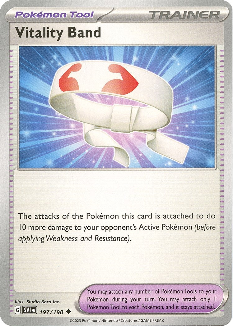 Image for Vitality Band (197/198) (SV01: Scarlet & Violet Base Set) (SVI) - Pokemon