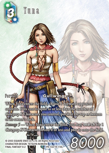 Image for Yuna (From Nightmares Buy A Box Promo) (PR-132/19-118L) (FF: Promo Cards) (PR) - Final Fantasy TCG