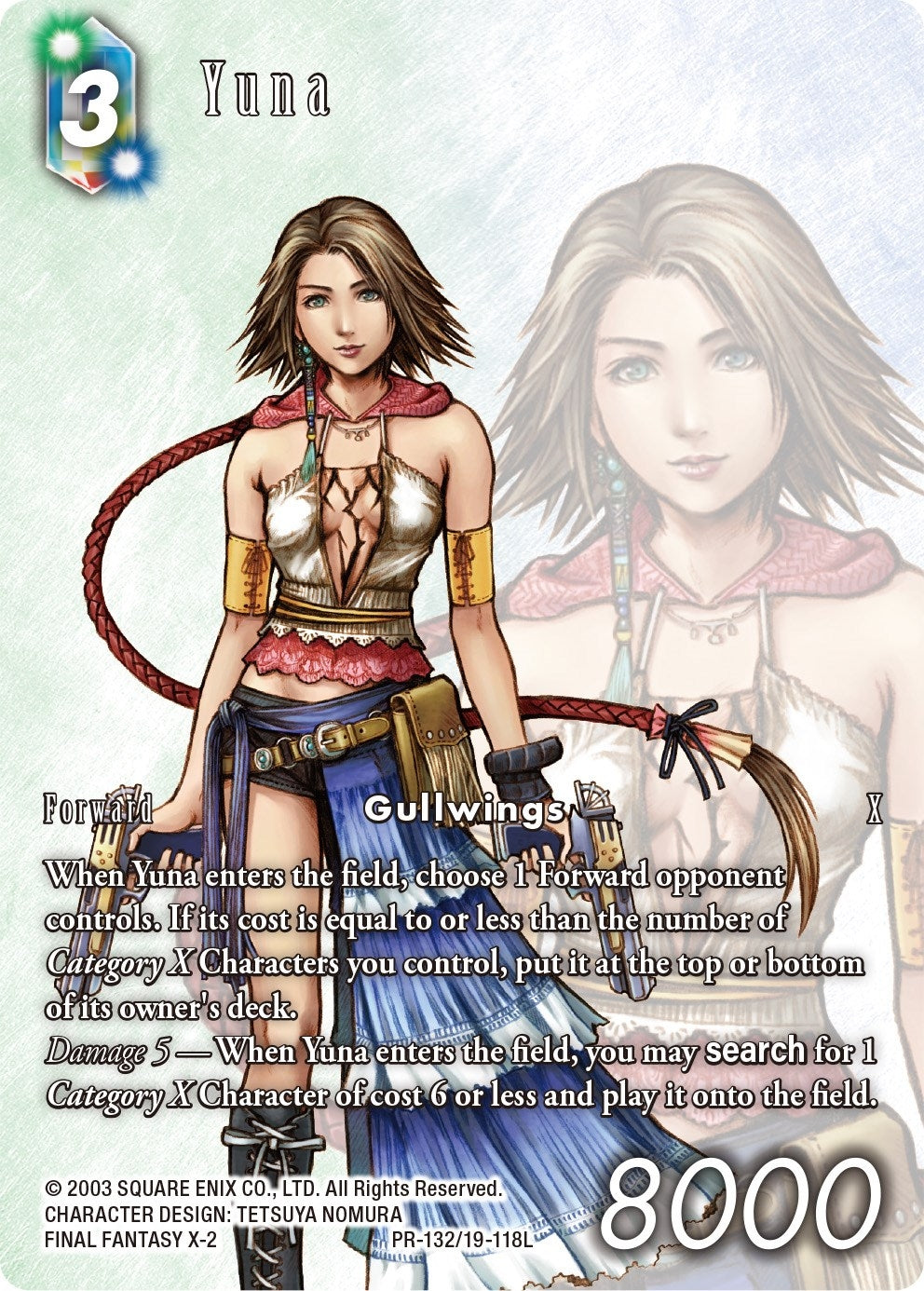 Image for Yuna (From Nightmares Buy A Box Promo) (PR-132/19-118L) (FF: Promo Cards) (PR) - Final Fantasy TCG