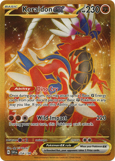 Image for Koraidon ex (254/198) (SV01: Scarlet & Violet Base Set) - Pokemon