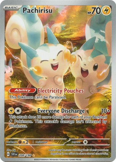 Image for Pachirisu (208/198) (SVI) - Pokemon