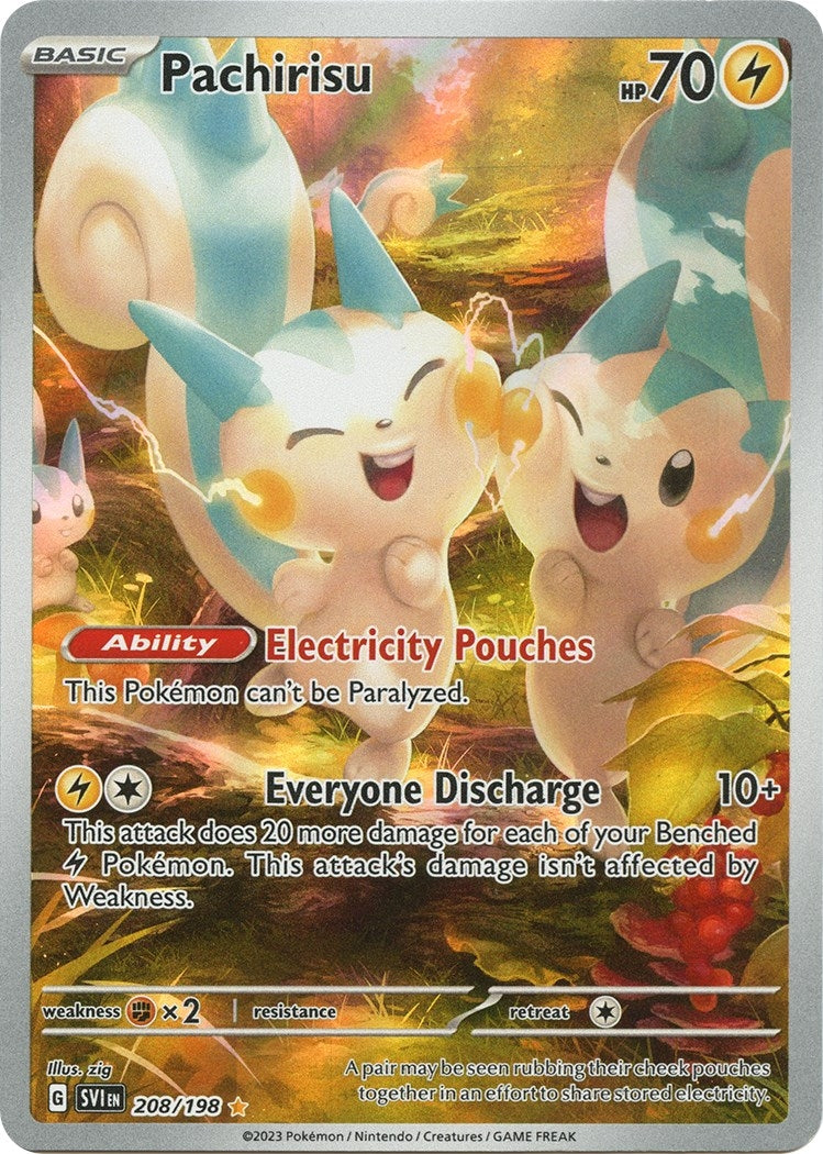 Image for Pachirisu (208/198) (SVI) - Pokemon