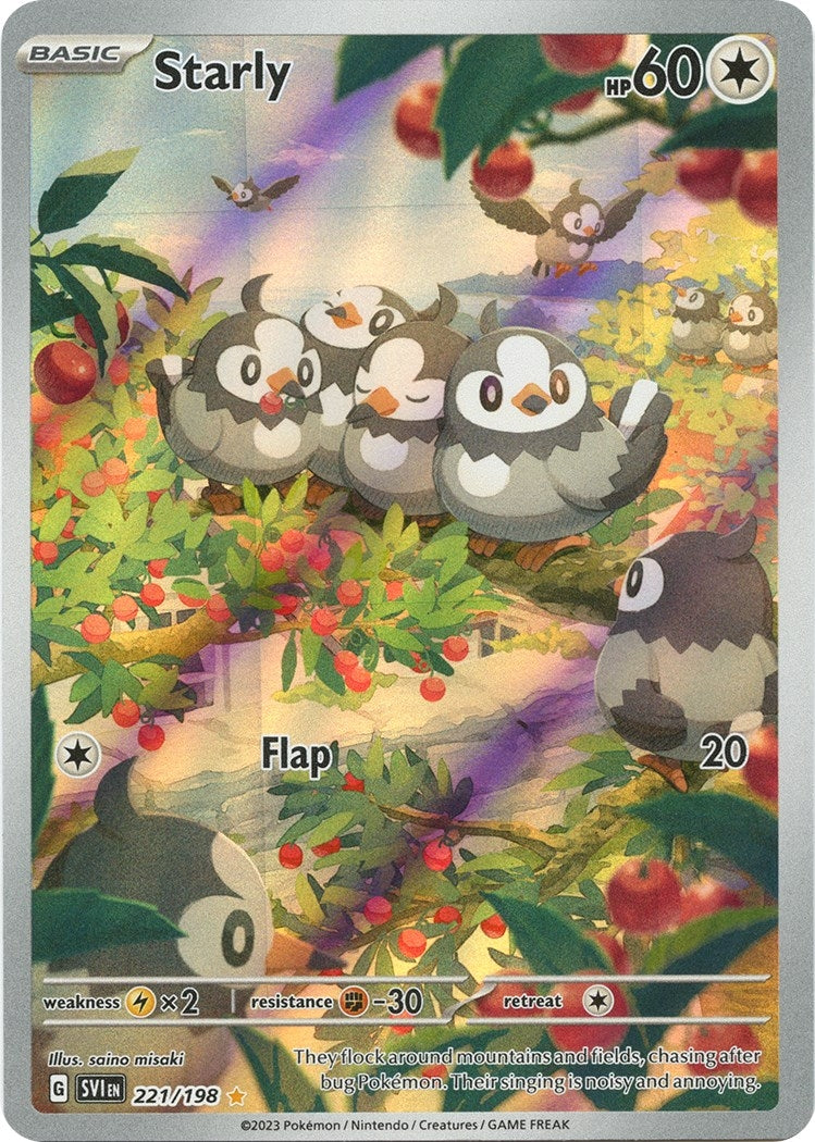 Image for Starly (221/198) (SVI) - Pokemon