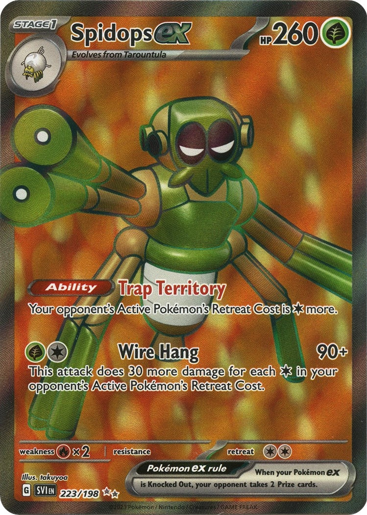 Image for Spidops ex (223/198) (SVI) - Pokemon