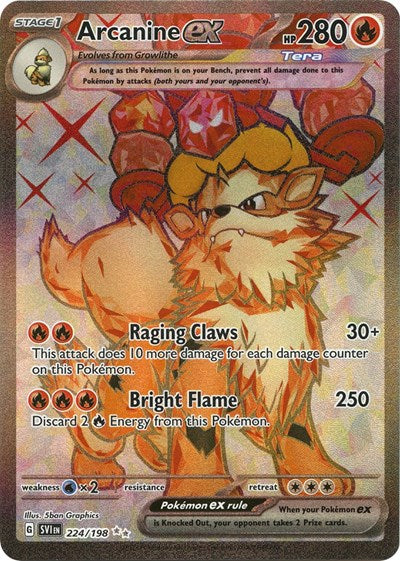 Arcanine ex - 224/198