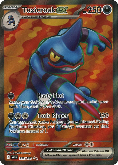 Image for Toxicroak ex (232/198) (SVI) - Pokemon