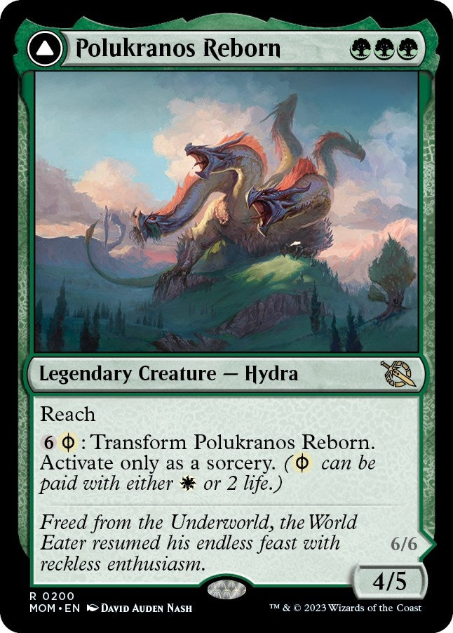 Image for Polukranos Reborn (200) (March of the Machine) (MOM) - Magic: The Gathering