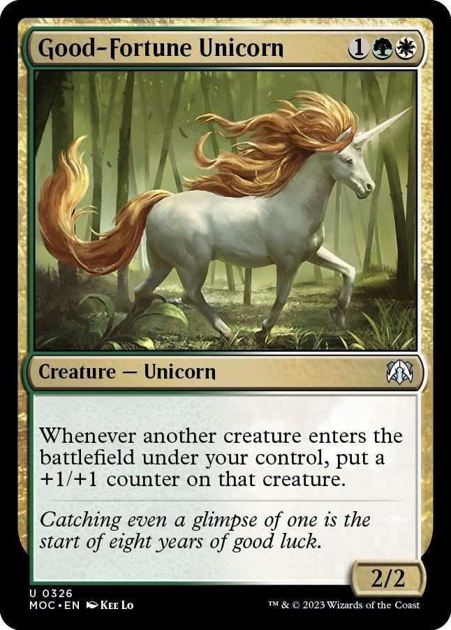 Image for Good-Fortune Unicorn (326) - Magic: The Gathering