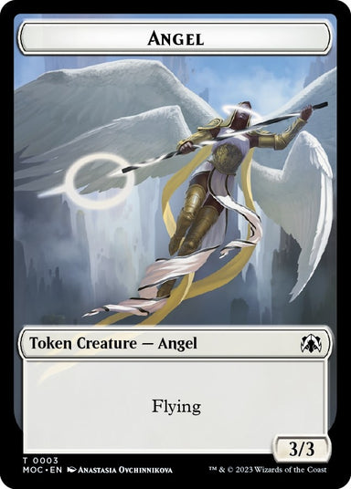 Image for Angel // Demon Double-Sided Token (3 // 18) - Magic: The Gathering