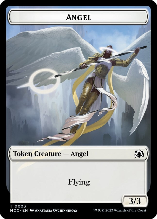 Image for Angel // Demon Double-Sided Token (3 // 18) - Magic: The Gathering