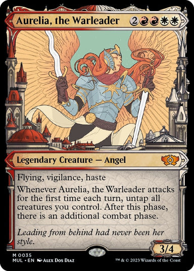 Image for Aurelia, the Warleader (35) (MUL) - Magic: The Gathering