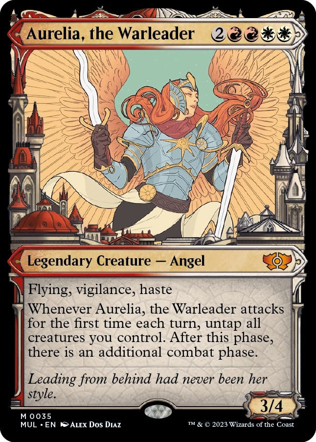 Image for Aurelia, the Warleader (35) (MUL) - Magic: The Gathering