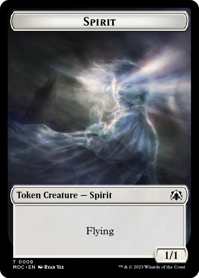 Image for Spirit (0009) // Spirit (0013) Double-sided Token (9 // 13) - Magic: The Gathering