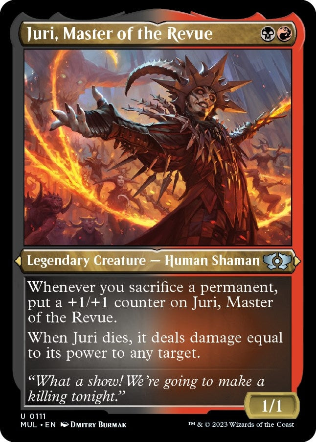 Image for Juri, Master of the Revue (Foil Etched) (111) (March of the Machine: Multiverse Legends) (MUL) - Magic: The Gathering
