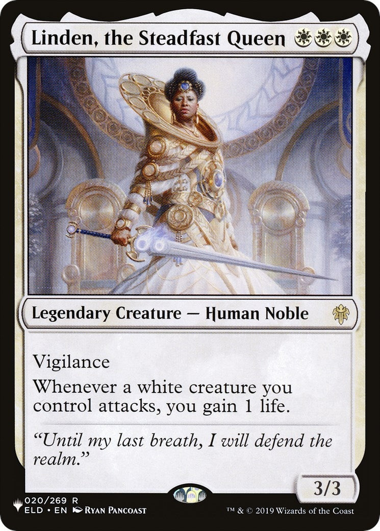 Image for Linden, the Steadfast Queen (020/269) (LIST) - Magic: The Gathering