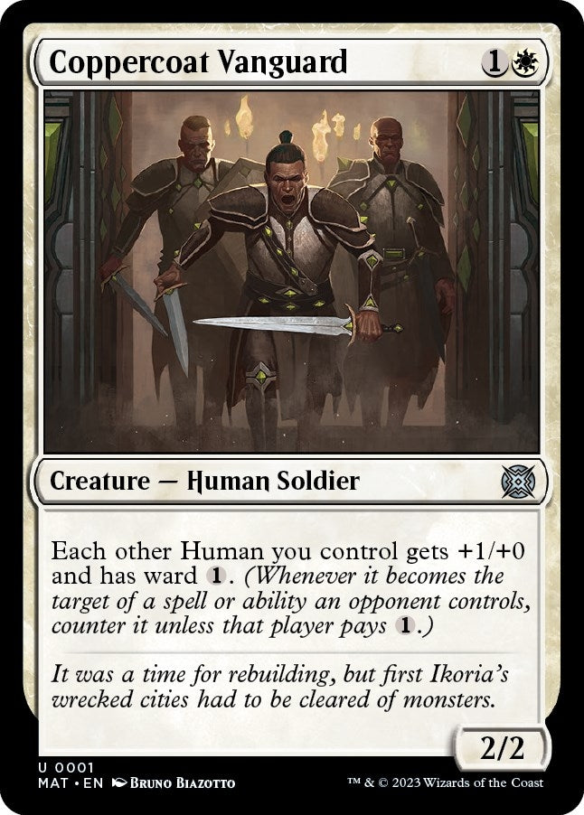 Image for Coppercoat Vanguard (1) (March of the Machine: The Aftermath) (MAT) - Magic: The Gathering