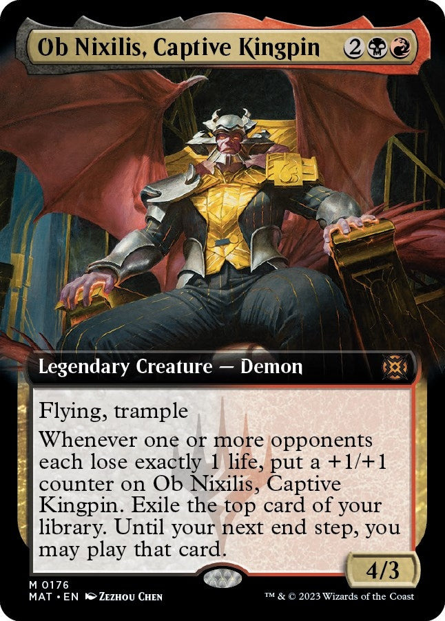 Ob Nixilis, Captive Kingpin (Extended Art) (176) (March of the Machine: The Aftermath)