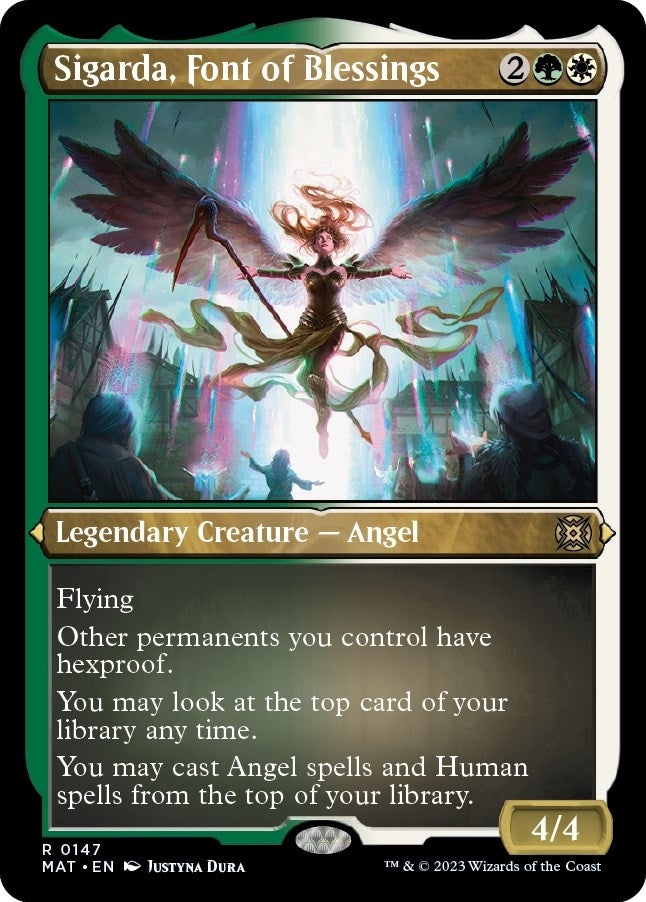 Image for Sigarda, Font of Blessings (Foil Etched) (147) (March of the Machine: The Aftermath) (MAT) - Magic: The Gathering