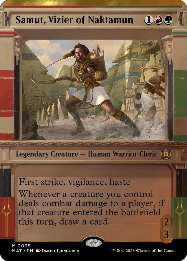 Samut, Vizier of Naktamun (Showcase) (95) (March of the Machine: The Aftermath)