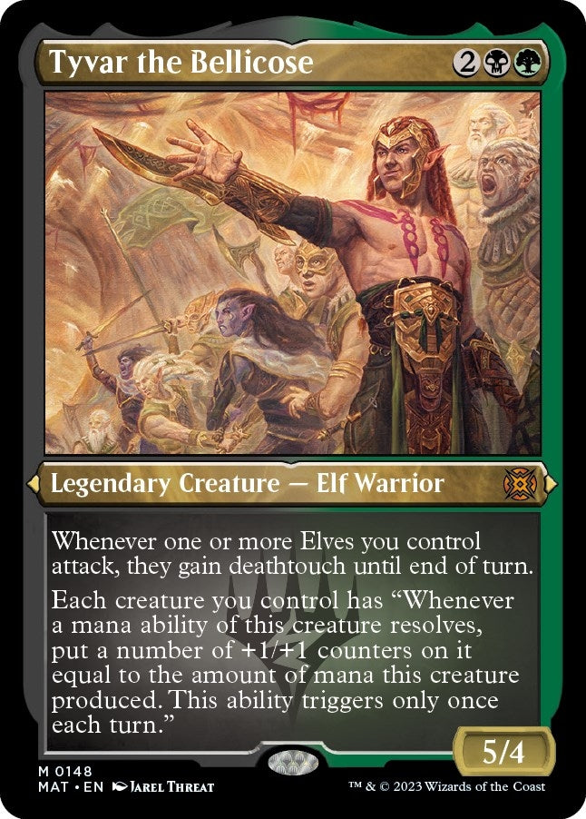 Tyvar the Bellicose (Foil Etched) (148) (March of the Machine: The Aftermath)