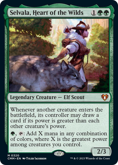 Image for Selvala, Heart of the Wilds (320) (Commander Masters) - Magic: The Gathering
