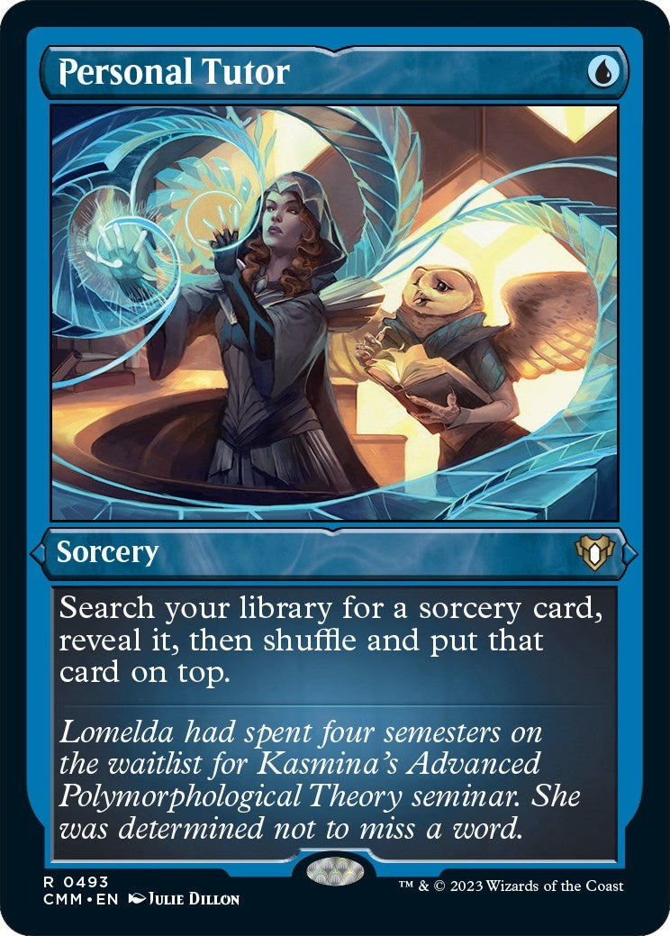 Image for Personal Tutor (Foil Etched) (493) (Commander Masters) - Magic: The Gathering
