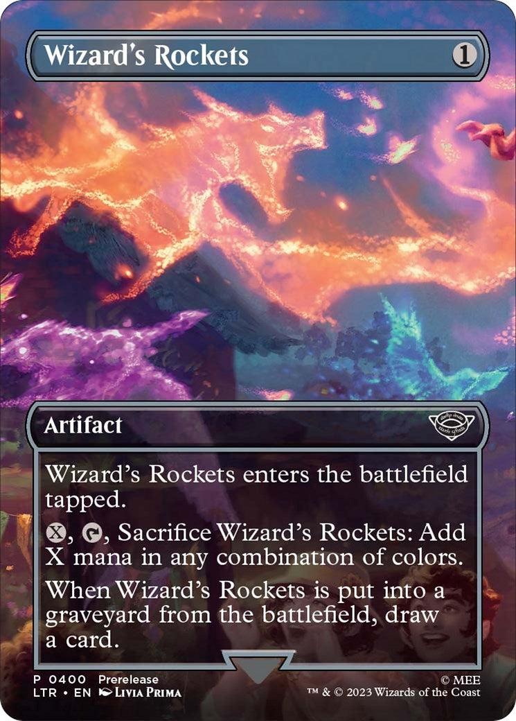 Image for Wizard's Rockets (Borderless) (400) (LTR) - Magic: The Gathering