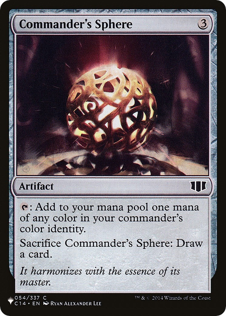Image for Commander's Sphere (C14) (54) (The List Reprints) (LIST) - Magic: The Gathering